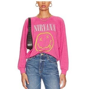 Daydreamer Pink Nirvana Graphic Sweatshirt